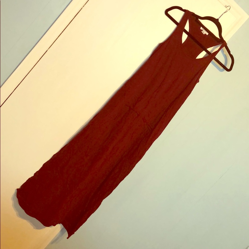 Burgundy size medium maxi dress forever 21